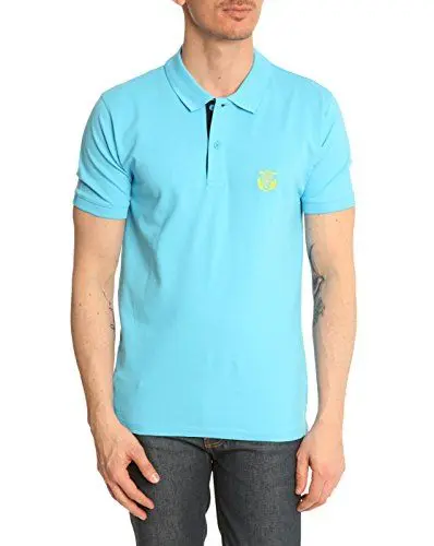 Produktbild: SELECTED HOMME Herren T-Shirt Aro ss embroidery polo s NOOS, Gr. Medium, Blau
