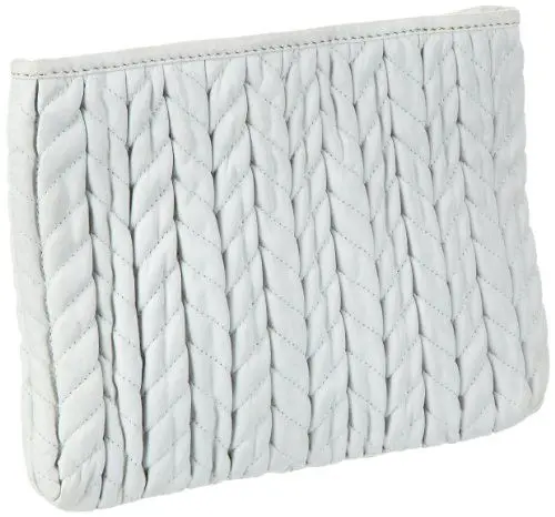 Produktbild: selected femme bags Quilted Clutch 16030183, Damen Clutches, Grün (SURF Spray), 23x18x2 cm (B x H x T)
