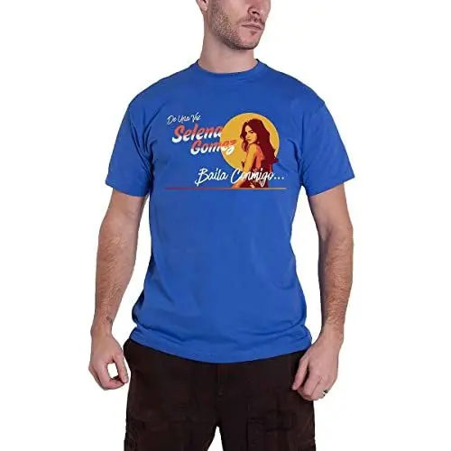 Produktbild: Selena Gomez T Shirt Mural Logo Nue offiziell Herren Royal Blau XL