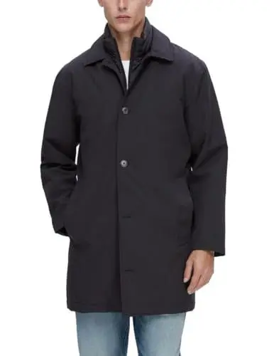Produktbild: SELETED HOMME Herren SLHALVIN Padded Coat NOOS Langmantel, Schwarz, L
