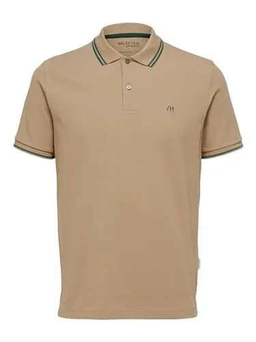 Produktbild: SELETED HOMME Men's SLHDANTE Sport SS Polo W NOOS T-Shirt, Kelp, XL