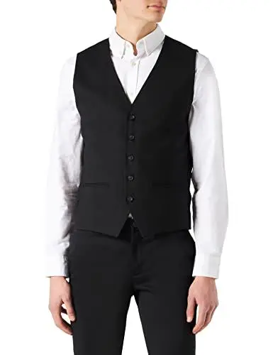Produktbild: SELETED HOMME Men's SLHSLIM-Neil WCT B NOOS Anzugweste, Black, 102