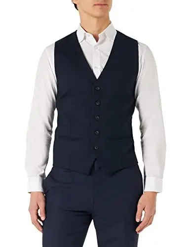 Produktbild: SELETED HOMME Men's SLHSLIM-Neil WCT B NOOS Anzugweste, Navy Blazer, 52