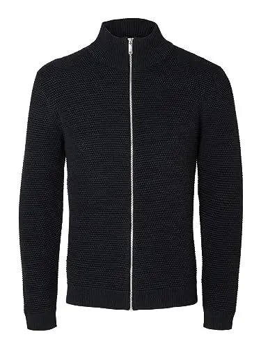 Produktbild: SELETED HOMME Slhvince Ls Knit Bubble Full Zip Noos