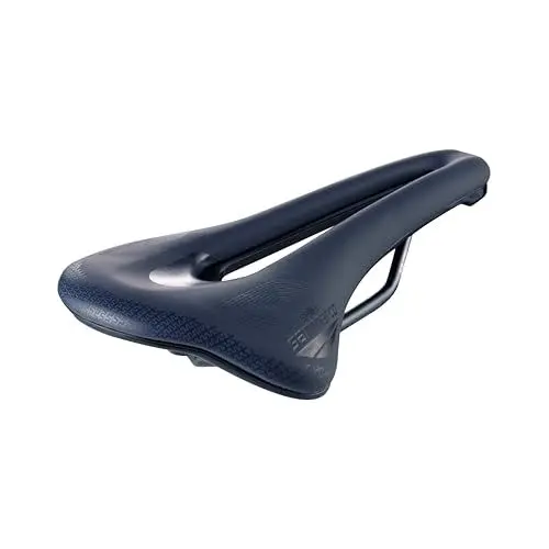 Produktbild: Selle San Marco SHORTFIT 2.0 Supercomfort Racing – Leichter Gravel- & Bikepacking-Sattel mit anatomischem Loch, extra Gel, Stahlrahmen – Größe L3, Blau