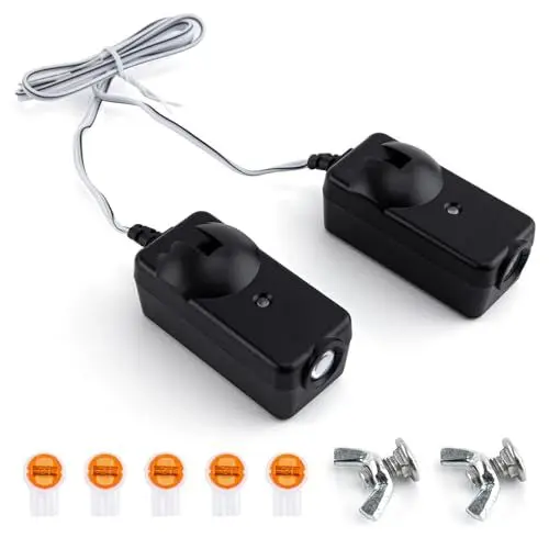 Produktbild: Selridasia Garagentor Draht-Infrarot Lichtschranke Ersatz für Liftmaster Chamberlain Sears Craftsman, Garagentoröffner Sensor-Set G801CB-P