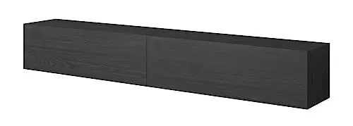 Produktbild: Selsey TV Schrank Board Sideboard Fernsehtisch Fernsehschrank 200 cm Hängend Esche Schwarz Bisira