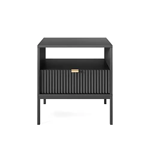 Produktbild: Selsey VELLORE Nachttisch (schwarz)