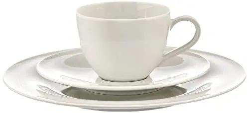 Produktbild: SELTMANN WEIDEN Kaffeeservice 18-teilig BT - Beat - Form: Rund mit Rillenrelief - moderner Stil - Weiß
