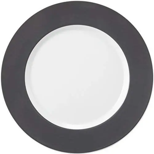 Produktbild: Seltmann 001.756435 NoLimits Moments Frühstücksteller, Rund, 24cm Durchmesser, Anthrazit
