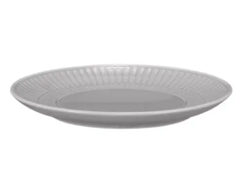 Produktbild: Seltmann Weiden Amina Silbergrau Brotteller, 16 cm, Runder Beilagenteller mit dezentem Relief-Muster, Spülmaschinen- und Mikrowellenfest, Porzellan, Grau
