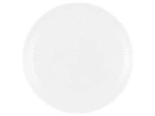Produktbild: Seltmann Weiden Amina Weiß Frühstücksteller, 23 cm, Runder Kuchenteller mit dezentem Relief-Muster, Spülmaschinen- und Mikrowellenfest, Porzellan, Weiß
