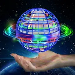Produktbild: semai Fliegender Ball,orbi Boomerang Ball, Kinder Spielzeug ab 6 Jahren mit LED Licht, Hand Controlled Hover Ball Geschenke für Jungen Mädchen 6-12 Jahre (blau)