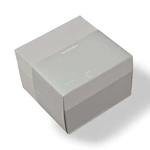Produktbild: Semikolon 368771 Aufbewahrungsbox Natural Affair S Format – 11,9 x 11,9 x 8,2 cm – Geschenkbox – Design Moonstone grau