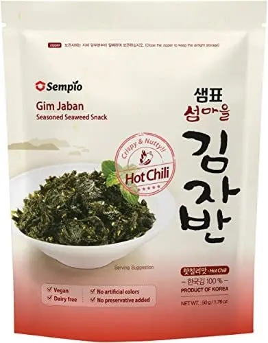 Produktbild: Sempio Seetang-Snack Hot Chili, 50 g
