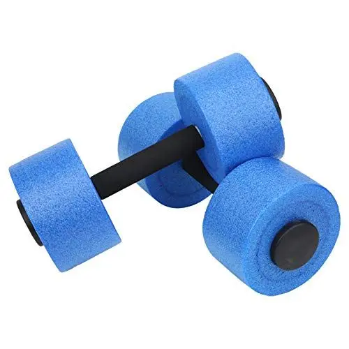 Produktbild: Sempoda 2 Stück Wasserhanteln, Wassergymnastik-Hanteln, Schaumstoff-Hantel-Pool-Widerstand, Wasser-Aqua-Fitness-Hanteln, Handstangen-Übungsgeräte Zum Schwimmen, Gewichtsverlust, Sportgerät