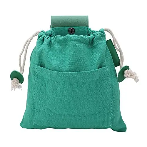 Produktbild: Sempoda Futtertasche, Ernte- und Sammeltasche, Futtersuche, Ernte- und Obstpflücktasche, Faltbare Outdoor-Camping-Aufbewahrung, Leinen-Futtertasche, Taille Hängende Obstpflück-Werkzeugtasche