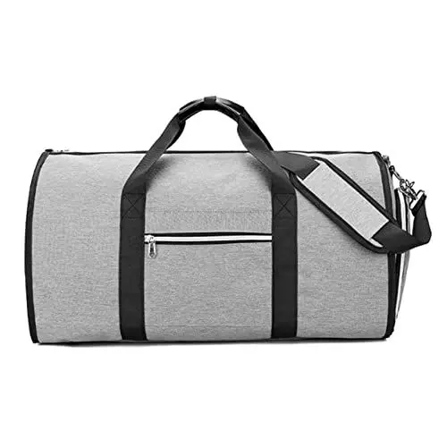 Produktbild: Sempoda Herrenmode-Reisehandtasche, Große Kapazität, Wasserdicht, Multifunktional, für Geschäftsreisen, Anzugtasche mit Schultergurten, Sportfestival, Übung, Lässiges Geschenk(Dunkelgrau)
