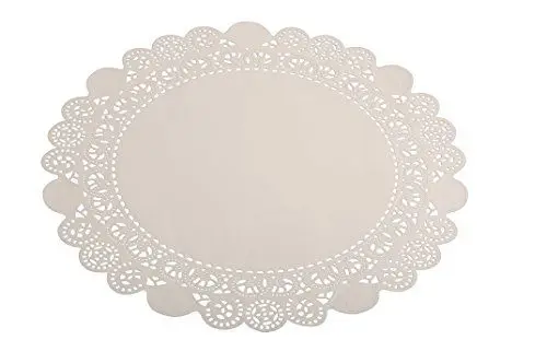 Produktbild: SemyTop ST-3018 Tortenspitze, Rund, Weiß, 32 cm, 1000 Stück