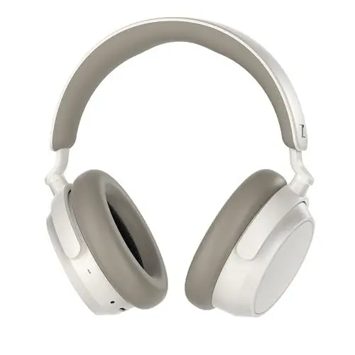Produktbild: Sennheiser ACCENTUM Plus Wireless Bluetooth Kopfhörer – optimale Klangqualität mit Schnellladefunktion, 50 Stunden Akkulaufzeit und Adaptive Hybrid ANC – Weiß