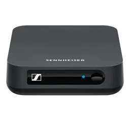 Produktbild: Sennheiser BT T100 Bluetooth-Audio-Transmitter für Hi-Fi oder Home Entertainment Schwarz, 9.3 x 9.3 x 2.7 cm