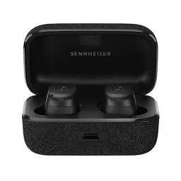Produktbild: Sennheiser MOMENTUM True Wireless 3 — Bluetooth-In-Ear-Kopfhörer für Musik und Anrufe mit adaptiver Geräuschunterdrückung und 28 Stunden Akkulaufzeit, schwarz