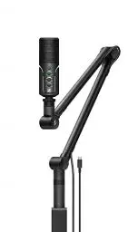 Produktbild: Sennheiser Profile Streaming Set mit USB-C Mikrofon, Boom Arm mit integrierter Kabelführung, 3m-USB-C-Kabel und Mikrofon-Aufbewahrungsbeutel | Schwarz (700100)
