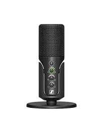 Produktbild: Sennheiser Profile USB Mikrofon mit Kondensatorkapsel | Plug & Play-Design, Perfekt für Podcasts und Streaming | Tischfuß und 1,2m USB-C Kabel Enhalten- Schwarz (700065)