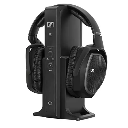Produktbild: Sennheiser RS 175 Digitaler drahtloser Over-Ear-Kopfhörer - Bassverstärkung und Surround-Sound für Heim- und TV-Entertainment-Systeme, schwarz