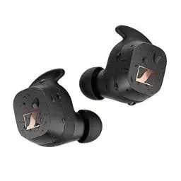 Produktbild: Sennheiser Sport True Wireless Ohrhörer – Bluetooth-In-Ear-Ohrhörer für einen sportlichen Lebensstil, Musikhören und Telefonieren mit Adaptable Acoustics-Funktion und Noise Cancellation, Schwarz