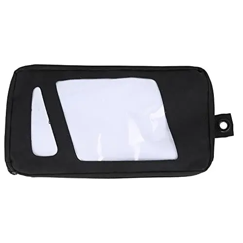 Produktbild: Senrusa 10 Zoll Schwarze Aufbewahrungstasche für Surfbrett-Surfflossen, robuste Canvas-Handtasche, Wassersport-Zubehör