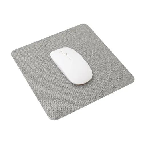 Produktbild: SenseAGE klein Mauspad 22x22cm | 0.2cm Ultradünnes Mousepad | Unterlage für Laser-/Kabel/Kabellos Maus | klein Mouse Mat ideal für Büro und Homeoffice | Slim Mausmatte (Hellgrau)
