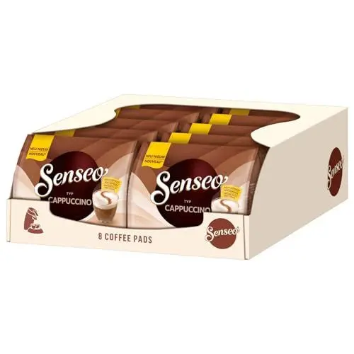 Produktbild: Senseo Pads Cappuccino, 10 x 8 Getränke, 80 Kaffeepads