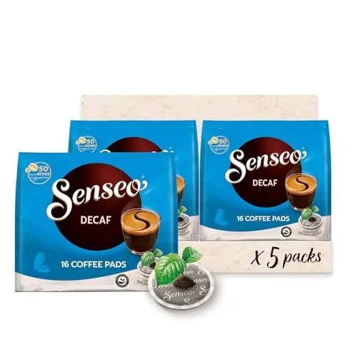 Produktbild: Senseo Pads Decaf Enkoffeiniert, 5 x 16 Getränke, 80 Kaffeepads