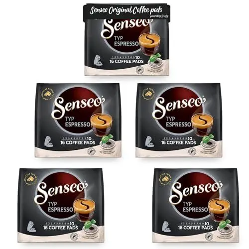 Produktbild: Senseo Pads Typ Espresso, 5 x 16 Getränke, 80 Kaffeepads