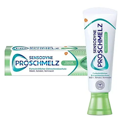 Produktbild: Sensodyne ProSchmelz Tägliche Zahnpasta, 75ml, Zahncreme für fortschrittlichen Zahnschmelzschutz - Stärkt, schützt, schmeckt
