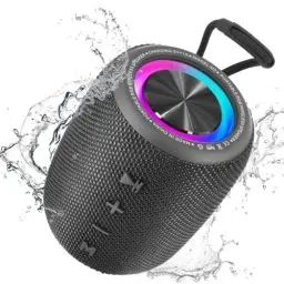 Produktbild: SENXINGYAN 20W Bluetooth Lautsprecher – Tragbare Musikbox mit 360° Stereo-Sound, LED-Lichtshow, IPX6 Wasserdicht, 16 Stunden Spielzeit, FM Radio/AUX/TF Unterstützung