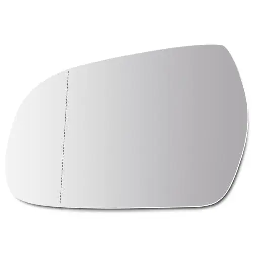 Produktbild: SENZEAL Spiegelglas Links Fahrerseite Beheizbar mit Trägerplatte für Audi A3 8P A4 8K B8 A5 8T 8K0857535F Außenspiegel Glas Ersatz (Links)