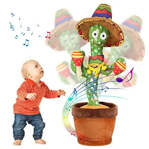 Produktbild: seOSTO Tanzender Kaktus Spielzeug Nachsprechen Trommelnder Kaktus Kinderspielzeug