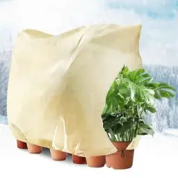 Produktbild: seOSTO Winterschutz für Pflanzen, Winterabdeckung Pflanzen 250 x 360 cm, Pflanzenschutz Winter mit Reißverschluss, pflanzenschutzhaube, Winterschutz für Kübelpflanzen Vlies Reißfest