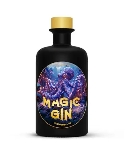 Produktbild: Sepia Ink - Magic Gin - 0,5 Ltr. - 40% vol. - Farbwechsel Gin mit dunklen Früchten - Vegan