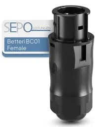 Produktbild: SEPO-Leitungen BC01 Buchse Netzanschluss Female – Balkonkraftwerk Anschlusskabel für PV-Anlagen –inkl. 0% MwSt. gem. § 12 Abs. 3 Ust Schuko-Stecker Einspeisesteckdose für Wechselrichter