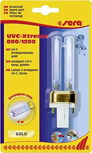 Produktbild: Sera Amalgam UVC Lampe 5W Gold - UVC-Xtreme 800+1200 (Ersatzteil)