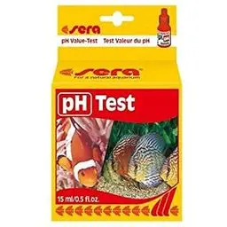 Produktbild: sera 04310 pH Test ein Wassertest für 100 Messungen, misst zuverlässig und genau den pH-Wert für Süß- & Meerwasser, im Aquarium oder Teich