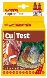 Produktbild: sera 04710 Kupfer Test (Cu), Wassertest für ca. 50 Messungen, misst zuverlässig und genau den Kupfergehalt, für Süß- & Meerwasser, im Aquarium oder Teich