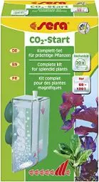 Produktbild: sera CO2-Start | Einfaches CO2-Düngesystem für 60-120 Liter Aquarien | Optimale Pflanzennahrung durch Kohlendioxid | unauffälliges Design & einsteigerfreundlich | Inklusive 20 CO2-Tabs Plus Tabletten