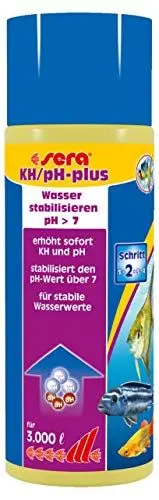 Produktbild: sera KH/pH-plus 500 ml Wasseraufbereiter fürs Aquarium, puffert & sichert den pH-Wert, wirkt gegen biogene Entkalkung, schafft artgerechte Bedingungen (z. B. für afrikanische Cichliden)