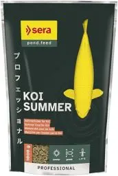 Produktbild: sera Koi Professional Summer | Koifutter 1000 g | Optimales Wachstum & Energie bei Über 17 °C | Hochwertige Co-Extrusion für Verdaulichkeit | Vitamine & Mineralien für kräftiges Immunsystem