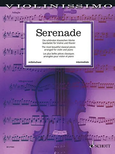 Produktbild: Serenade: Die schönsten klassischen Werke bearbeitet für Violine und Klavier. Band 3. Violine und Klavier. (Violinissimo, Band 3)