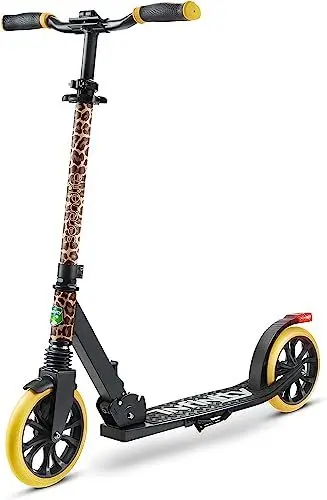 Produktbild: SereneLife Roller, Cityroller, Scooter, Tretroller, Big Wheel Scooter, Kickscooter- klappbar & Höhenverstellbar, Roller Erwachsene- & Kinder, Trotinet- mit Vorderfederung & Hinterradbremse, bis 100Kg